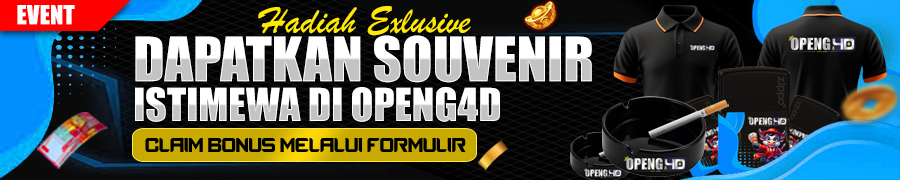 BONUS SOUVENIR EXCLUSIVE OPENG4D DENGAN MIN DEPO 5K